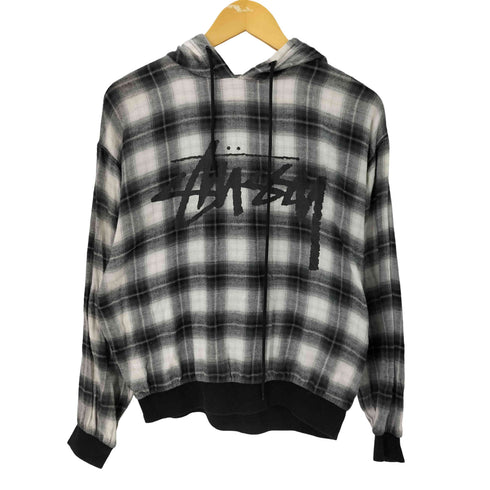 ステューシー Stussy オンブレチェック プルオーバー シャツパーカー メンズ import:S