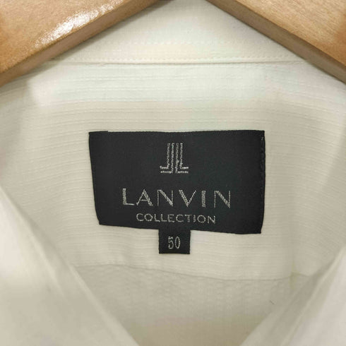 ランバンコレクション LANVIN COLLECTION コットン100 L/S ドレスシャツ メンズ EUR:50