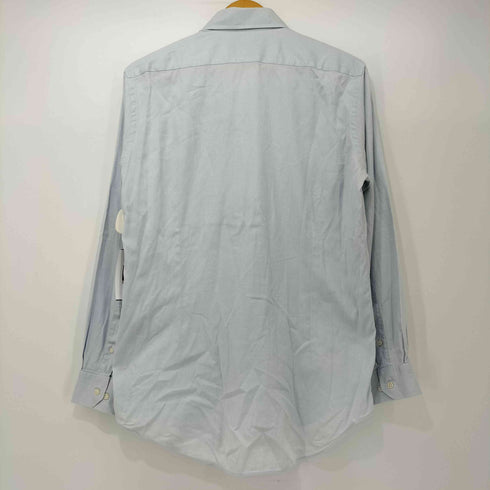 ランバンコレクション LANVIN COLLECTION コットン100 ホリゾンタルカラー L/S ドレスシャツ メンズ EUR:50