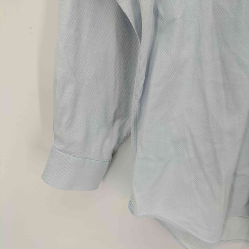 ランバンコレクション LANVIN COLLECTION コットン100 ホリゾンタルカラー L/S ドレスシャツ メンズ EUR:50