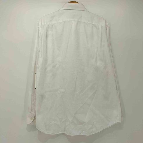 ランバンコレクション LANVIN COLLECTION コットン100 ホリゾンタルカラー L/S ドレスシャツ メンズ EUR:50