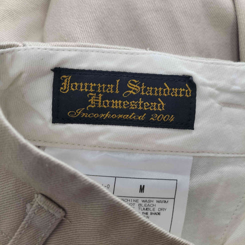 ジャーナルスタンダードホームステッド JOURNAL STANDARD J.S HOMESTEAD 1タックワイドチノパン メンズ M