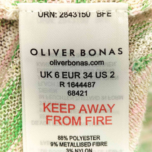OLIVER BONAS ボリュームスリーブラメニット casual レディース