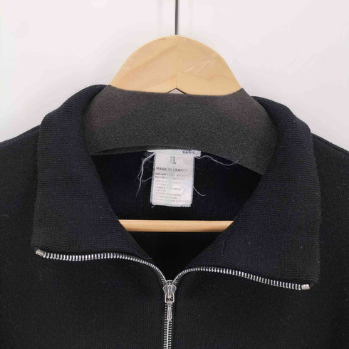 アニエスベーオム Agnes b.homme 90-00s フランス製 刺繍ドライバーズニット ririジップ メンズ 1