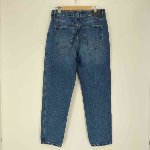 プルアンドベア PULL&BEAR ジップフライ ワイドテーパード デニム パンツ レディース FR40