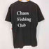 カオスフィッシングクラブ chaos fishing club てきとうにやっちゃうよ? Logo T-Shirt S/S BLACK メンズ JPN:L