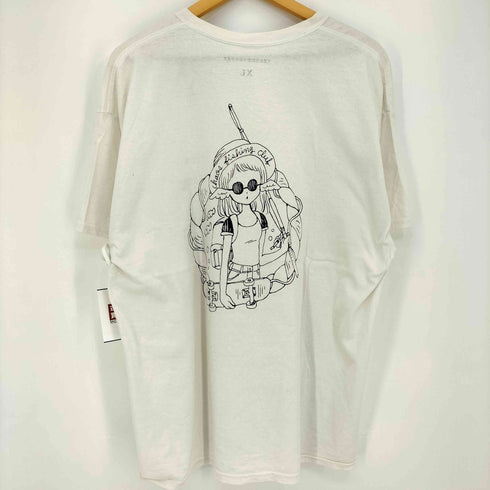 カオスフィッシングクラブ chaos fishing club てきとうにやっちゃうよ? Original Fishing Girl T-Shirt S/S メンズ JPN:XL
