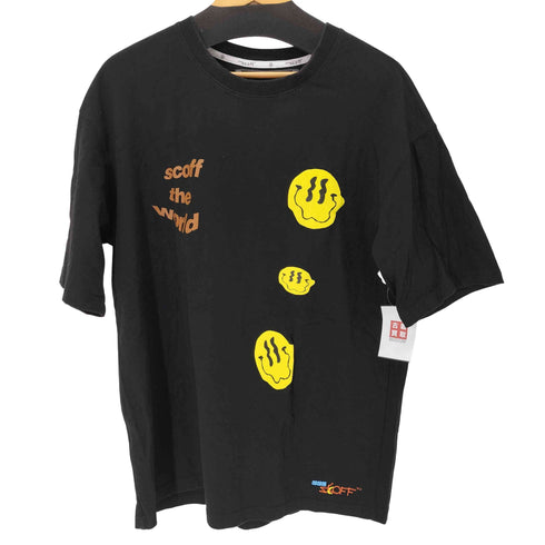 xxx スコフ スマイルプリント クルーネック Tシャツ メンズ JPN:4
