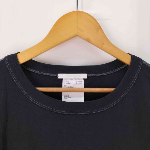ヘルムートラング HELMUT LANG ロゴパッチ クルーネック Tシャツ メンズ import:L