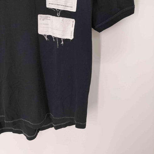 ヘルムートラング HELMUT LANG ロゴパッチ クルーネック Tシャツ メンズ import:L