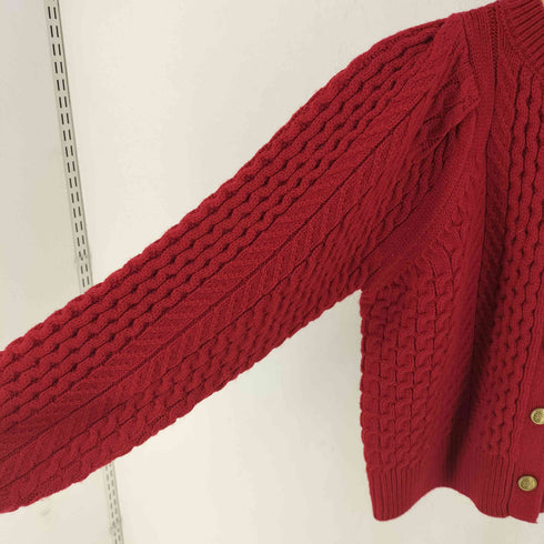 CLORE+ 25AW 金ボタン ウール混ニット カーディガン casual レディース FREE