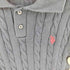ユーエスポロアッスン U.S.POLO ASSN ケーブルニット 半袖ポロシャツ レディース M