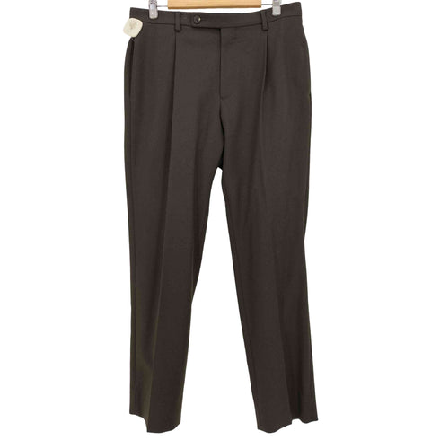 ユナイテッドアローズ UNITED ARROWS ギャバジン プリーツ テーパードスラックス メンズ JPN:L