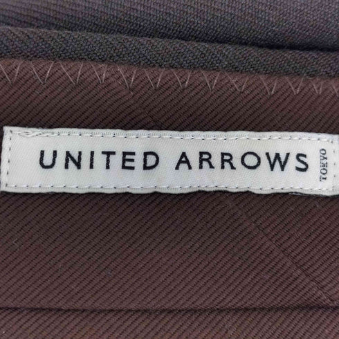 ユナイテッドアローズ UNITED ARROWS ギャバジン プリーツ テーパードスラックス メンズ JPN:L