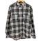エディーバウアー Eddie Bauer 80s 黒タグ 後期 McKinley Cloth マルチカラー チェック コットン ネルシャツ メンズ import:L