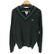 ラコステライブ Lacoste Live ロゴパッチ Vネック ウールナイロン ニットセーター メンズ import:L