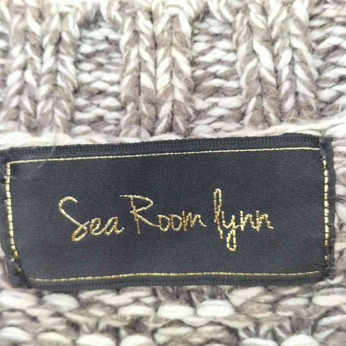 シールームリン Sea Room lynn クロップド丈 フリンジ ニット レディース FREE