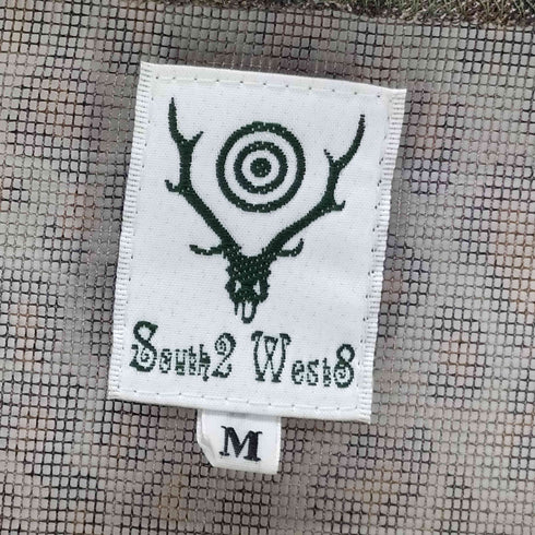 サウスツーウェストエイト SOUTH2 WEST8 BUSH CREW NECK SHIRT - LEOPARD ブッシュ クルーネック シャツ レオパード メンズ JPN:M