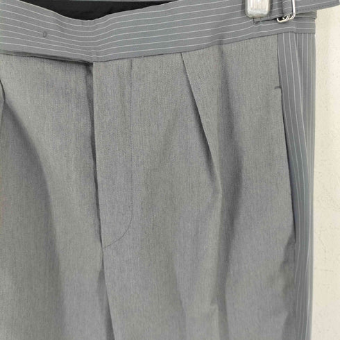 スポーツマックス SPORTMAX バックストライプ切替 タックスラックスパンツ レディース 34