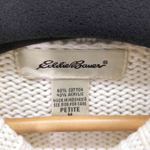 エディーバウアー Eddie Bauer タートルネック 半袖 ニット レディース import:M