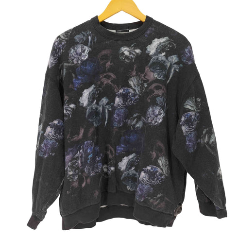 ラッドミュージシャン LAD MUSICIAN Crew Neck Big Pullover スカル 花柄 メンズ JPN:44