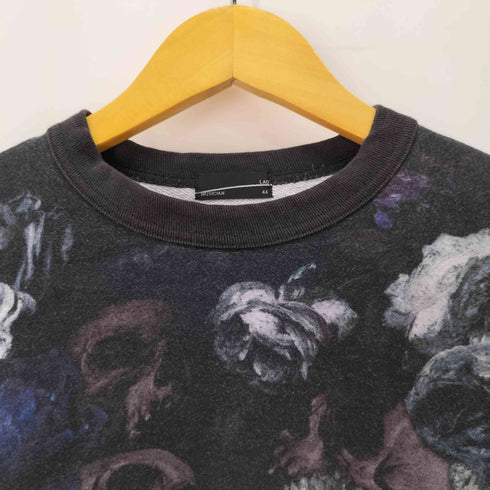 ラッドミュージシャン LAD MUSICIAN Crew Neck Big Pullover スカル 花柄 メンズ JPN:44