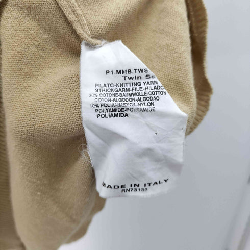 マックスマーラ MAX MARA イタリア製 ボートネック コットン タンクトップ レディース import:L