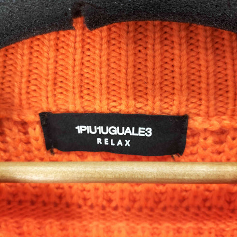 ウノピゥウノウグァーレトレリラックス 1PIU1UGUALE3 RELAX ダウンライククルーネックニット メンズ import:L