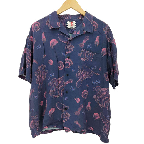 サノバチーズ SON OF THE CHEESE 3D SEA FOOD SHIRT メンズ L