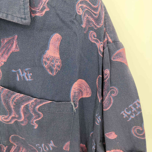サノバチーズ SON OF THE CHEESE 3D SEA FOOD SHIRT メンズ L