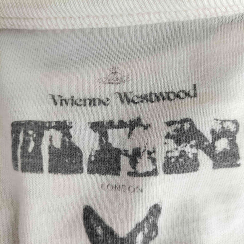 ヴィヴィアンウエストウッド Vivienne Westwood フロントプリント L/S カットソー メンズ EUR:46
