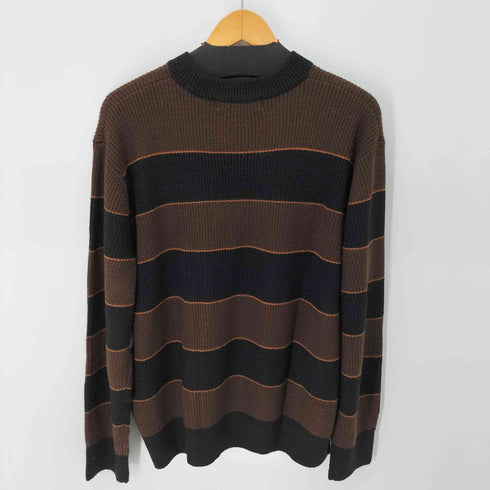 8 seconds ボーダー ニット セーター メンズ import:XL