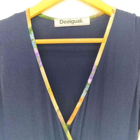デシグアル Desigual BOATANICAL KNITTED SLEEVELESS DRESS レディース