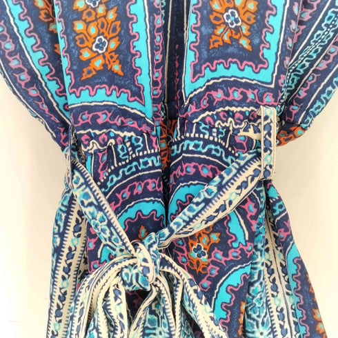 ビーシービージーマックスアズリア BCBG MAXAZRIA 総柄 バックオープンワンピース レディース XXS