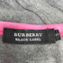 バーバリーブラックレーベル BURBERRY BLACK LABEL フロントプリント ラグラン L/S Tシャツ レディース JPN:3