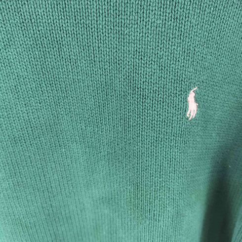 ポロバイラルフローレン Polo by RALPH LAUREN 90S フリーダムスリーブ コットン ニット メンズ XL