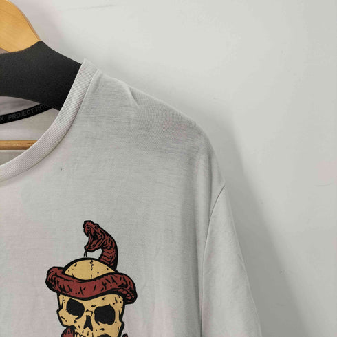 アンダーアーマー UNDER ARMOUR PROJECT ROCK スカルプリント クルーネック Tシャツ メンズ JPN:L