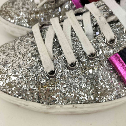 グッチ GUCCI ACE エース グリッター シェリーライン スニーカー レディース EUR:36