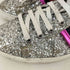 グッチ GUCCI ACE エース グリッター シェリーライン スニーカー レディース EUR:36