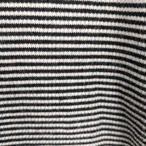 バーバリーブラックレーベル BURBERRY BLACK LABEL ロゴ刺繍 L/S ボーダーTシャツ レディース JPN:2