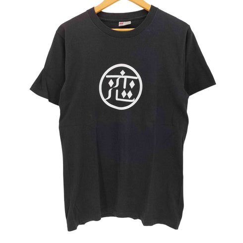 ユナイテッドスポーツ UNITED SPORTS 90s USA製 恋 キリーク文字 プリント クルーネック Tシャツ シングルステッチ メンズ import:M