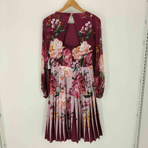テッドベーカー TED BAKER フラワープリーツワンピース レディース 1