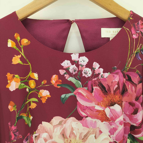 テッドベーカー TED BAKER フラワープリーツワンピース レディース 1