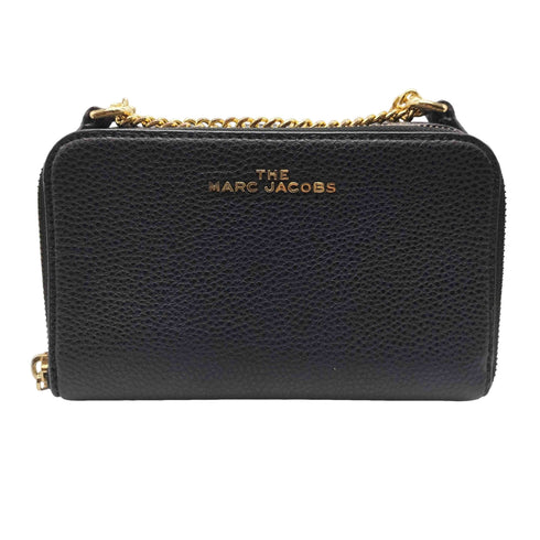 ザマークジェイコブス THE MARC JACOBS Everyday Crossbody Bag グレインレザー ジ エブリデイ ダブルジップ チェーン ショルダー バッグ レディース