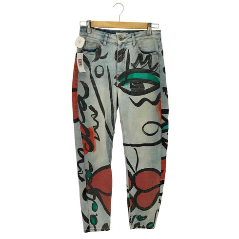 デシグアル Desigual プリントデニムパンツ レディース S