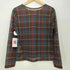 レイビームス Ray BEAMS 24SS シアー チェック クルーネック トップス レディース