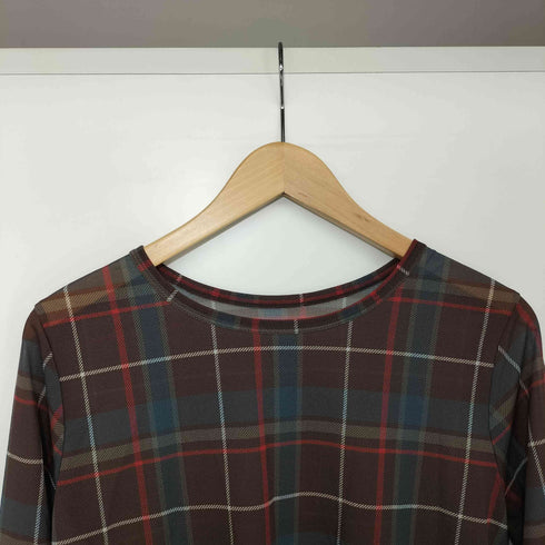 レイビームス Ray BEAMS 24SS シアー チェック クルーネック トップス レディース