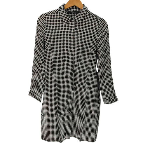 ウィークエンドマックスマーラ Weekend Max Mara シルク100% 比翼 水玉 ドット シャツ ワンピース レディース JPN:36