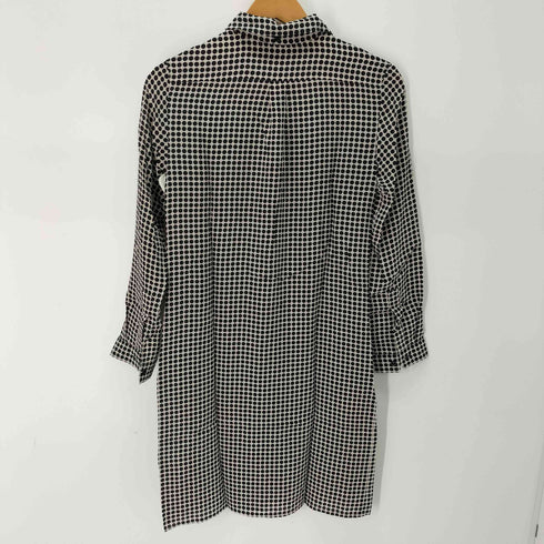 ウィークエンドマックスマーラ Weekend Max Mara シルク100% 比翼 水玉 ドット シャツ ワンピース レディース JPN:36