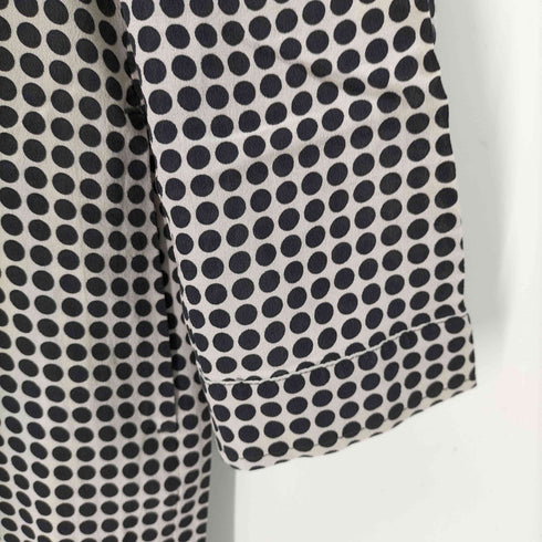 ウィークエンドマックスマーラ Weekend Max Mara シルク100% 比翼 水玉 ドット シャツ ワンピース レディース JPN:36